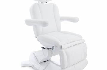 Fotel kosmetyczny ELEKTR. OBROTOWY 2246 biały